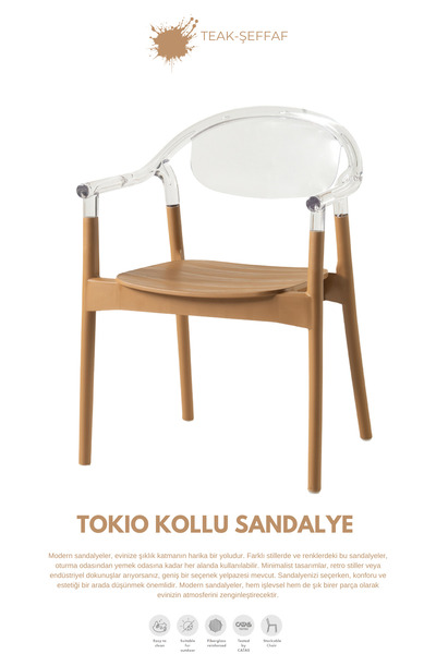 Daim Plastik Tokıo Lux Cafe & Restaurant Sandalyesi