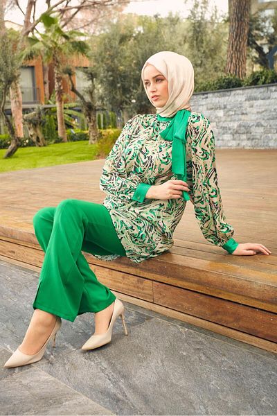 Alvina FRONT SLIT SPANISH SLING TROUSERS 70540