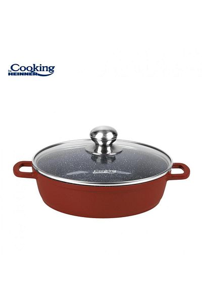 Heinner ALUMINUM PAN+LID 24 x 6.5 CM, 2.6 L, CALABRIA