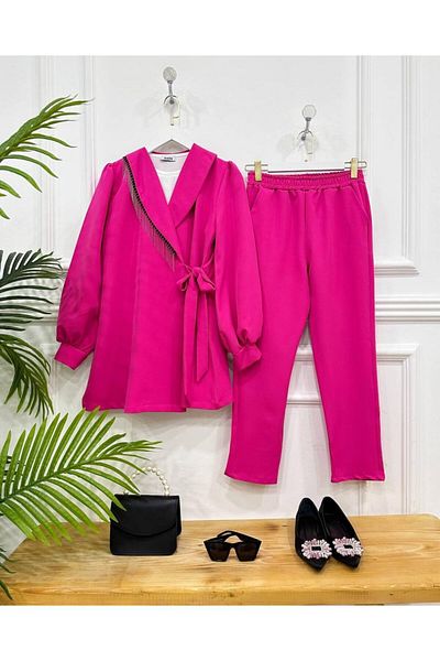onix Sirelya Jacket Suit Fuchsia