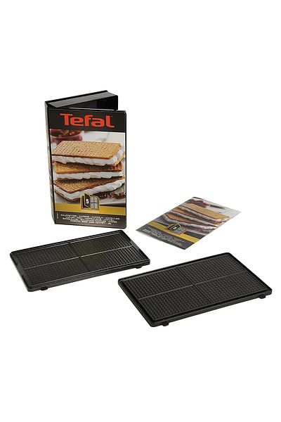 TEFAL Set 2 placi pentru foi de napolitana Tefal Snack Collection+ Carte de retete, XA800512