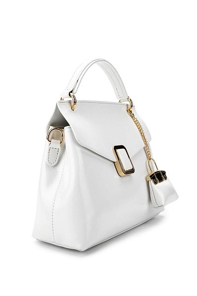 Tamer Tanca Women's Vegan White Shoulder Bag