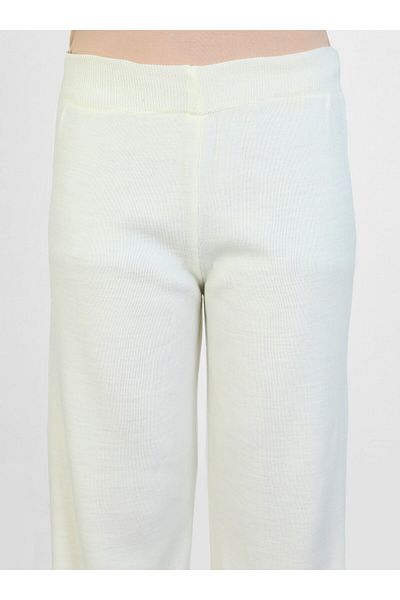 Por La Cara Knitwear Trousers - Bone - Por La Cara