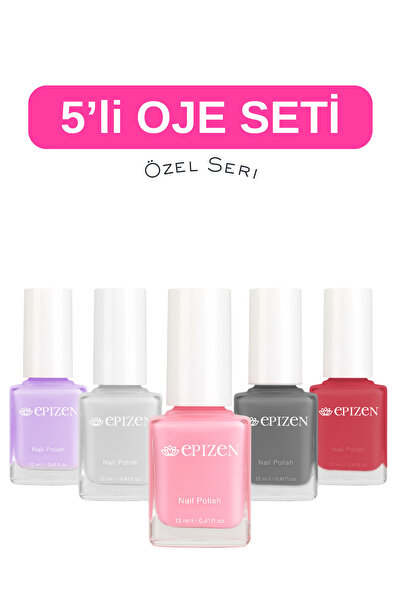 EPİZEN 5 li Renk Çeşiti / Yüksek Pigmentli Uzun Süreli Kalıcılık Hızlı Kuruma