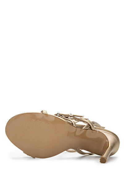 Tamer Tanca Women's Vegan Gold Heeled Shoes