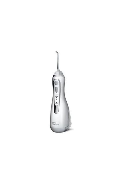 Waterpik Dus Bucal Portabil WP-560 Waterpik, 1250 pulsatii, 300 ml/min, Rotatie varf 360, Indicator LED