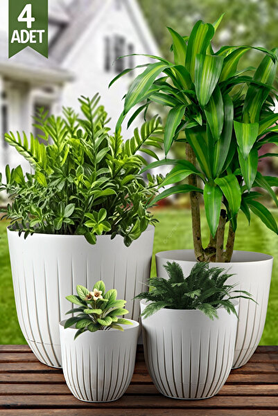 Nandy Home 4'Lü Line Model Saksı Seti