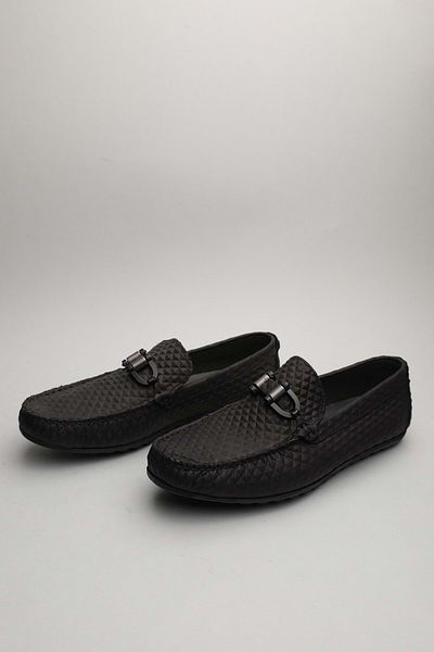 Gondol Loafer clasic din piele naturală pentru bărbați, negru 39 Ttx.60149