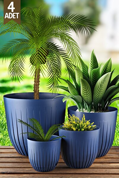 Nandy Home 4'Lü Line Model Saksı Seti