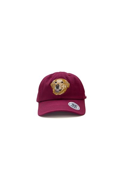 Trampoline Golden Retriever Embroidered Hat - Animal Figured Hat