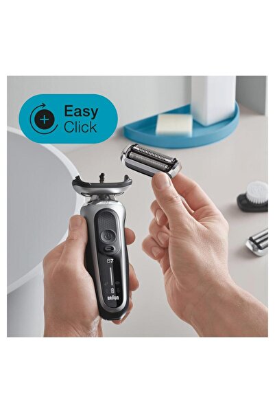 Braun Ηλεκτρική συσκευή Braun 71-S1000s, Υγρό & Στέγνωμα, Αυτονομία 50 λεπτών, Οθόνη LED, 3 φώτα, Σύστημα 360 μοιρών