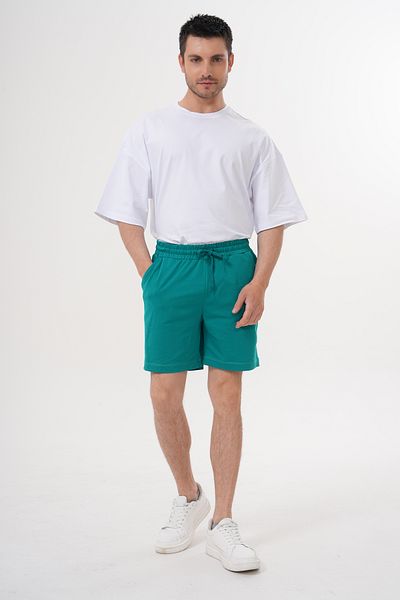 ACTIVE MODA - Men's Cotton Shorts with Laces Large Size