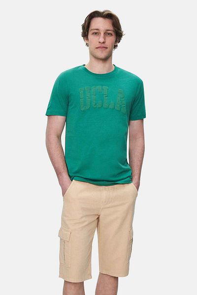 UCLA Tricou pentru bărbați cu imprimeu Culver Green