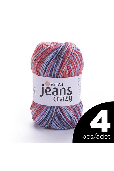 Yarnart Μοντέλο Marbled Jeans 8214 - 4 Τεμάχια