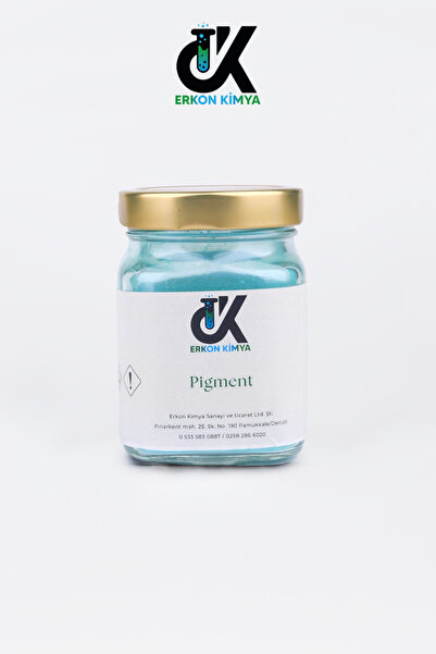 ERKON KİMYA 200 gr Sedefli Toz Pigment Boya / Turkuaz / Epoksi İçin