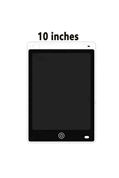 Choice14 جهاز لوحي للرسم بشاشة LCD مقاس 6.5/8.5/10/12 بوصة للأطفال، أبيض - 10...