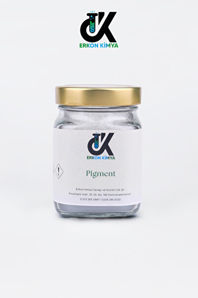 ERKON KİMYA 200 gr Sedefli Toz Pigment Boya / Siyah / Epoksi İçin