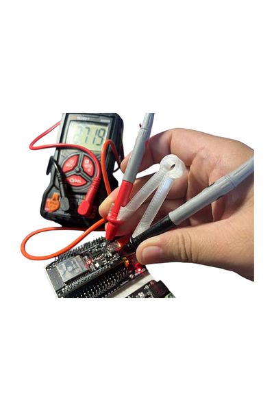 ERT06 Multimeter Holder Stand - One Handed Operation, Minimalist Design, White