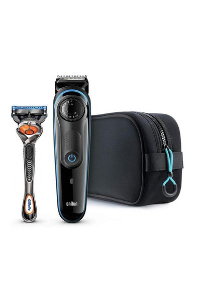 Braun Braun BT3940TS WetDry Beard Trimmer Black 39 Length Settings + Gillette Fusion FlexBall