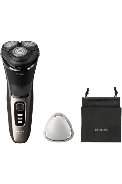 Philips Ξυριστική μηχανή Philips Series 3000 S3242/12, για υγρή και στεγνή χρήση, ασύρματη