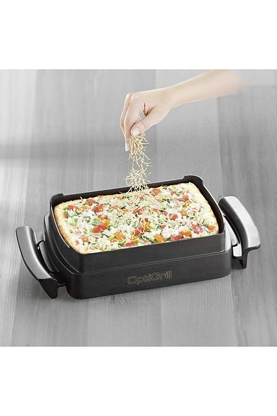 TEFAL Tefal XA725870 baking tray for the Tefal Optigrill+ Snacking & Baking electric grill (Black)