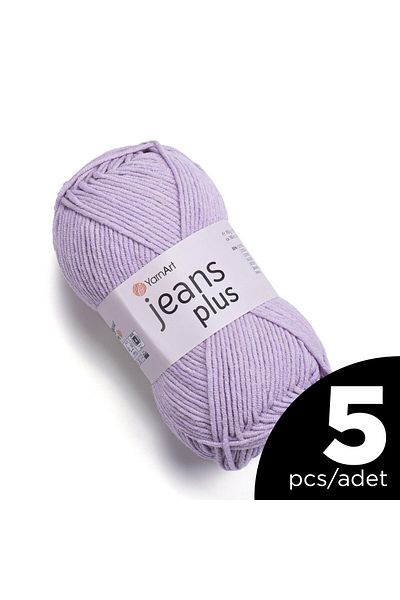 Yarnart ΣΚΕΛΟΣ ΠΛΕΚΤΟΣ JEANS PLUS, 19τμχ 5 Τεμάχια