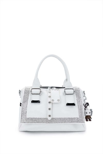 Tamer Tanca Women's Vegan White Shoulder Bag