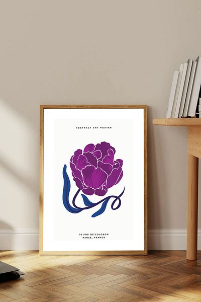 Dekorsiahome Едно парче картина в дървена рамка Tk0077