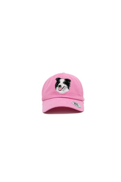 Trampoline Border Collie Dog Embroidered Hat - Animal Hat