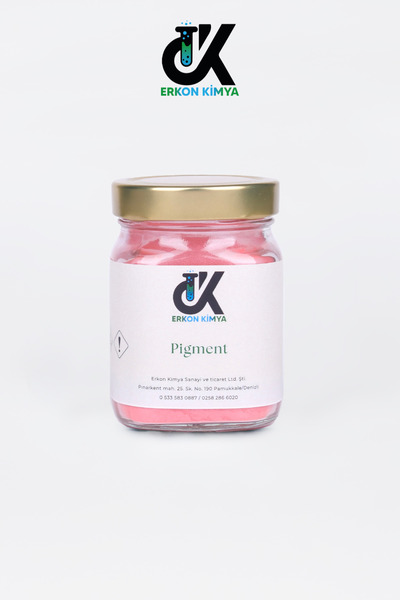 ERKON KİMYA 200 gr Sedefli Toz Pigment Boya / Pembe / Epoksi İçin