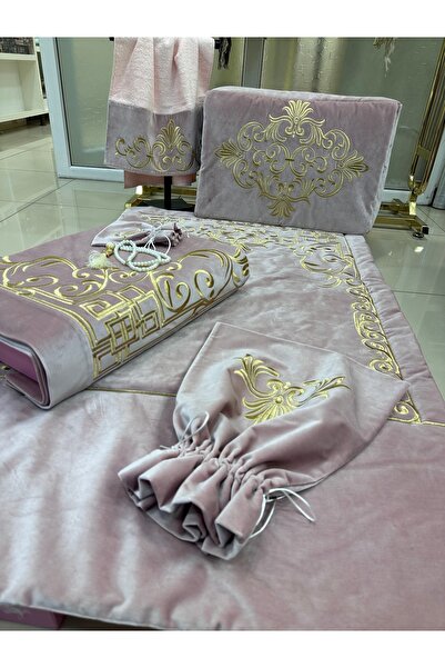 incisecrethome Yeni Maraş Işi Bohça Seti Seccade Seti 7 Parçadan Oluşmaktadır