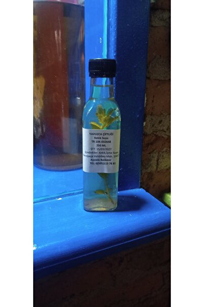 Yavuz El Yapımı İçilebilir Filtre Edilmemiş Kekik Suyu 250 ML Cam Şişe