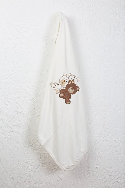 Kindo Baby Baby Blanket 100% Cotton 3-Pack Teddy Bear Combed Cotton Blanket