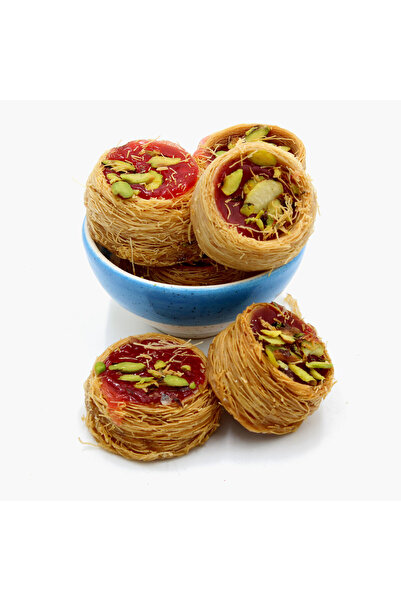 Saido Kahve Kadayıflı Nar Aromalı Bülbül Yuvası Lokum 400g – Tatlandırıcısız,...