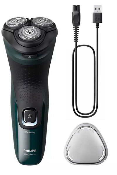 Philips Aparat de ras electric Philips X3002/00 Wet & Dry, 27 de lame, Autonomie 40 minute