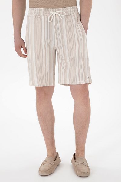 U.S. Polo Assn. Men's Beige Knitted Shorts 50299756 -Vr011