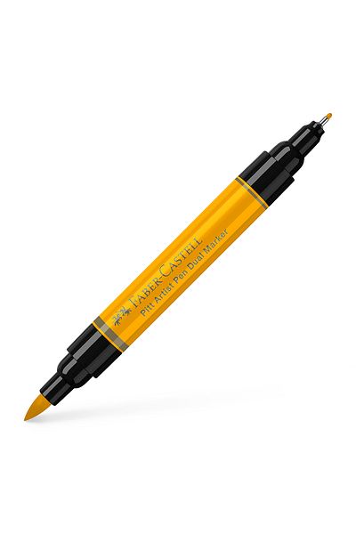 Faber Castell Pitt Artist Pen Dual Marker Dark Chrome Yellow 109 Faber-Castell