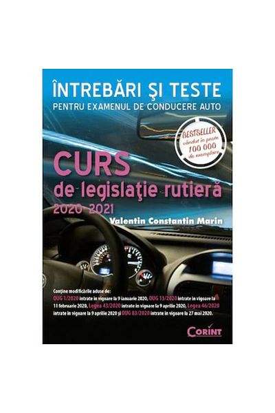 Corint Road law course 2020 - 2021 questions and tests, Valentin Constantin Marin