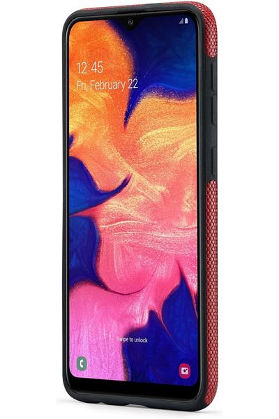 Sibada Slim Case For Samsung Galaxy A10 , Tpu/leather, Dark Red, 6.2 Inches
