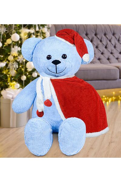 Özgüner Oyuncak 100 Cm Santa Claus Teddy Bear with Cloak New Year, Christmas Gift