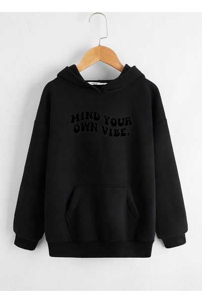 RPT MODA Oversized Basic Sweatshirt with Print Detail