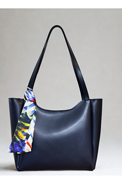 fular & bags Geantă de mână și de umăr pentru femei, cu eșarfă, cu fermoar și...