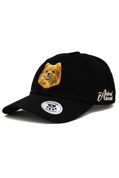 Trampoline Pomeranian Boo Embroidered Hat - Animal Figured Hat