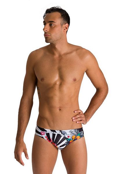ARENA One Akına Brıef Multi-Black Black Men's Swimsuit 002922105