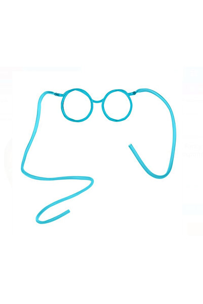 shop Gözlüklü Pipet Mavi-pipet Gözlük-parti-yılbaşı