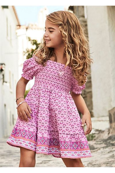 MAYORAL Rochie roz pentru fete cu model 3932