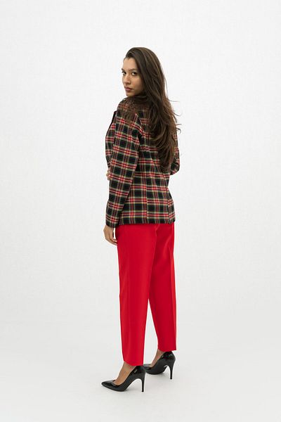 Gorgeaux Elegant 3-Piece Red Ligia Suit - XL(42)