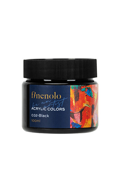 Deli Vopsea Acrilica 100ml Neagra Finenolo Deli