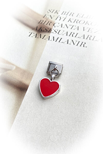 roshel Gümüş Renk Kararmaz İtalyan Bileklik Mineli Charm 27 Farklı Model