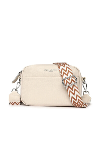 delis Geanta De Dama, Leocadia Gt2768, Piele Naturala, Alb